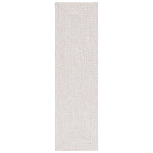 Pemberly Row Hand-Woven Rug in Polypropylene Ivory/Light Gray 2'-3&quot x 6'