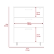 Pemberly Row Conway 4 Piece Garage Set Engineered Wood Black Finish