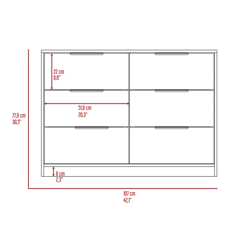 Pemberly Row Crete 2 Pc Bedroom Set Engineered Wood Multi-Color Finish