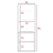 Pemberly Row 2 Pc Bathroom Set with Vanity Cabinet & Medicine Cabinet