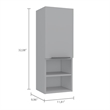 Pemberly Row 2 Pc Bathroom Set with Vanity Cabinet & Medicine Cabinet