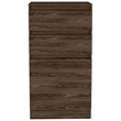 Pemberly Row Engineered Wood Bedroom Dresser with Mirror in Dark Walnut
