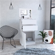 Pemberly Row Engineered Wood Bedroom Dresser with Mirror in White