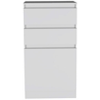 Pemberly Row Engineered Wood Bedroom Dresser with Mirror in White