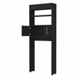 Pemberly Row Over The Toilet Cabinet Engineered Wood in Black Wengue