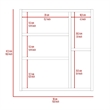 Pemberly Row Modern Engineered Wood Medicine Cabinet with Mirror in White
