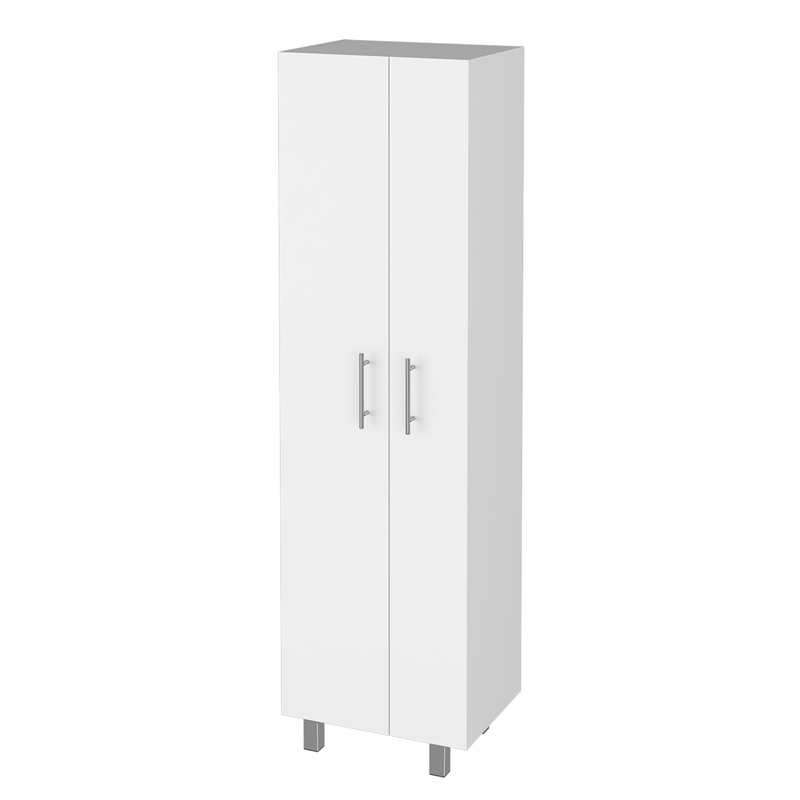 Pemberly Row 2 Piece Kitchen Set with Sink and Pantry in White
