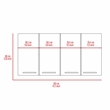 Pemberly Row 2 Piece Kitchen Set with Island and Wall Cabinet in White/Oak