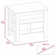 Pemberly Row 2 Piece Kitchen Set with Foldable Table in Multi-Color