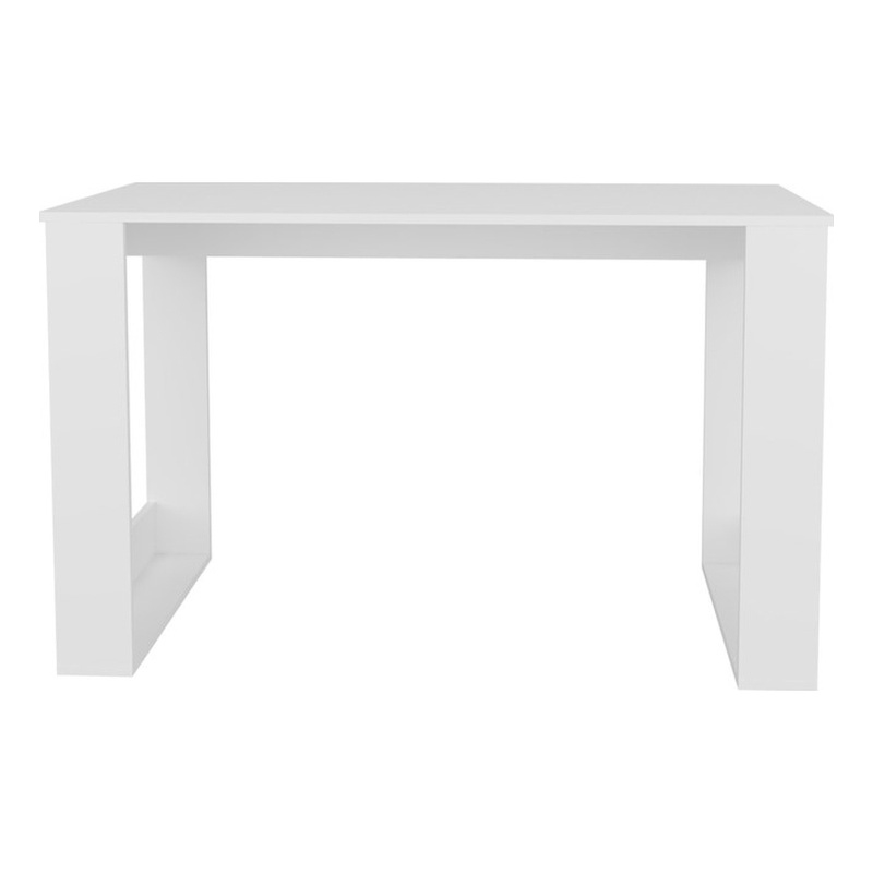 Pemberly Row Simple Writing Computer Desk Engineered Wood in White