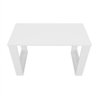 Pemberly Row Simple Writing Computer Desk Engineered Wood in White