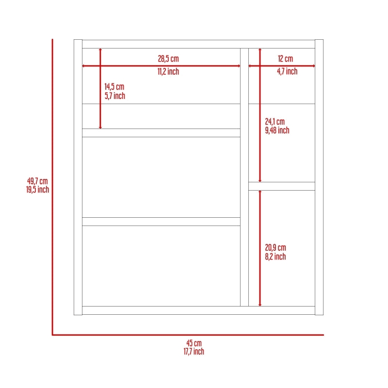 Pemberly Row 2 Piece Bathroom Set with Medicine Cabinet in Light Oak