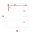 Pemberly Row 2 Piece Bathroom Set with Medicine Cabinet in Light Oak