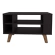Pemberly Row Coffee Table with Open Storage Engineered Wood in Wengue