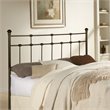 Pemberly Row Twin Sized Decorative Metal Headboard in Dark Bronze