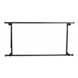 Pemberly Row Twin/Full-Size Metal Headboard & Footboard Bed Frame in Black