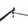 Pemberly Row Twin/Full-Size Metal Headboard & Footboard Bed Frame in Black