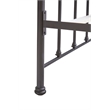 Pemberly Row Twin Size Daybed with Mattress Ready Slats in Black