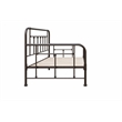 Pemberly Row Twin Size Daybed with Mattress Ready Slats in Black