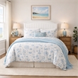 Pemberly Row Full/Queen Size Curved Solid Hardwood Headboard in White