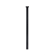 Pemberly Row Twin Size Slatted Solid Hardwood Headboard in Black