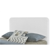 Pemberly Row King Size Upholstered Headboard in White Boucle Fabric