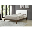 Pemberly Row King Size Upholstered Headboard in White Boucle Fabric