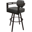 Pemberly Row Brown Swivel Counter Stool 26