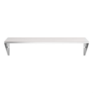 Pemberly Row 48&quot Front Shelf for Outdoor Grill in Stainless-Steel