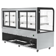 Pemberly Row 71 in. 20 cu. ft. Dry Bakery Display Case with Curved Glass