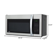 Pemberly Row 30 in. 1.5 cu.ft Over-the-Range Convection Microwave in Black