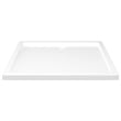 Pemberly Row ABS Shower Base Tray with Low Threshold in White