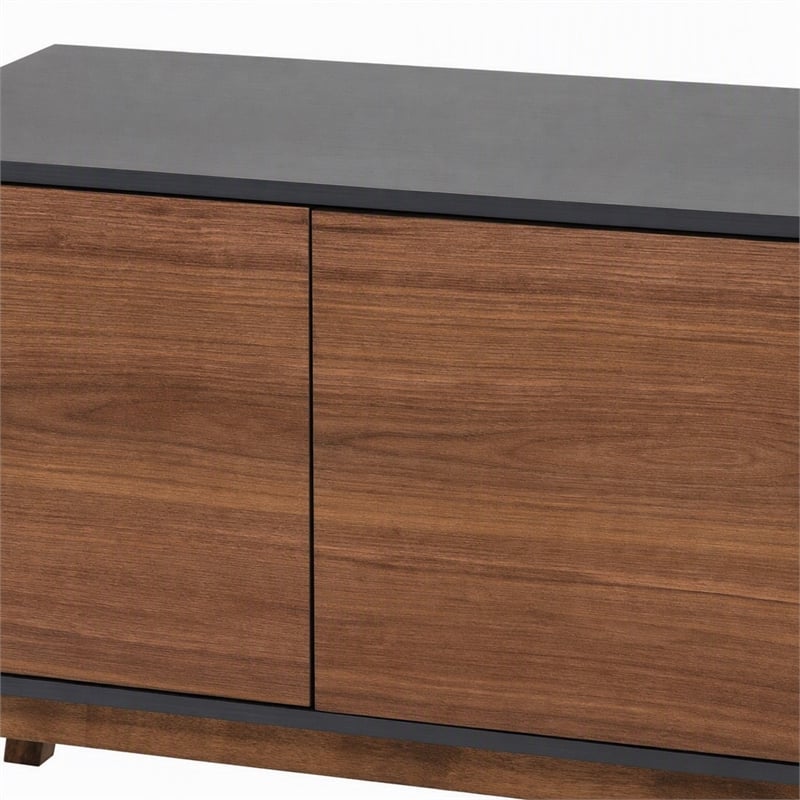 Pemberly Row Walnut TV Stand with Drawers for TVs up to 67 inches