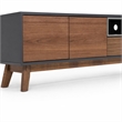 Pemberly Row Walnut TV Stand with Drawers for TVs up to 67 inches