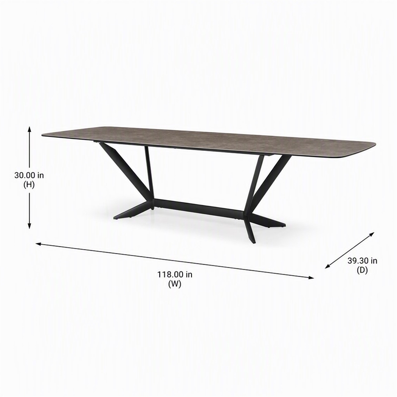 Pemberly Row Modern Ceramic and Metal 118