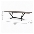 Pemberly Row Modern Ceramic and Metal 118