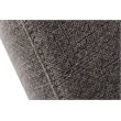 Pemberly Row Fabric & Solid Wood Sofa with Feather Cushions in Gray/Walnut