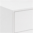 Pemberly Row 6-Drawer MDF Wood Dresser in White High Gloss