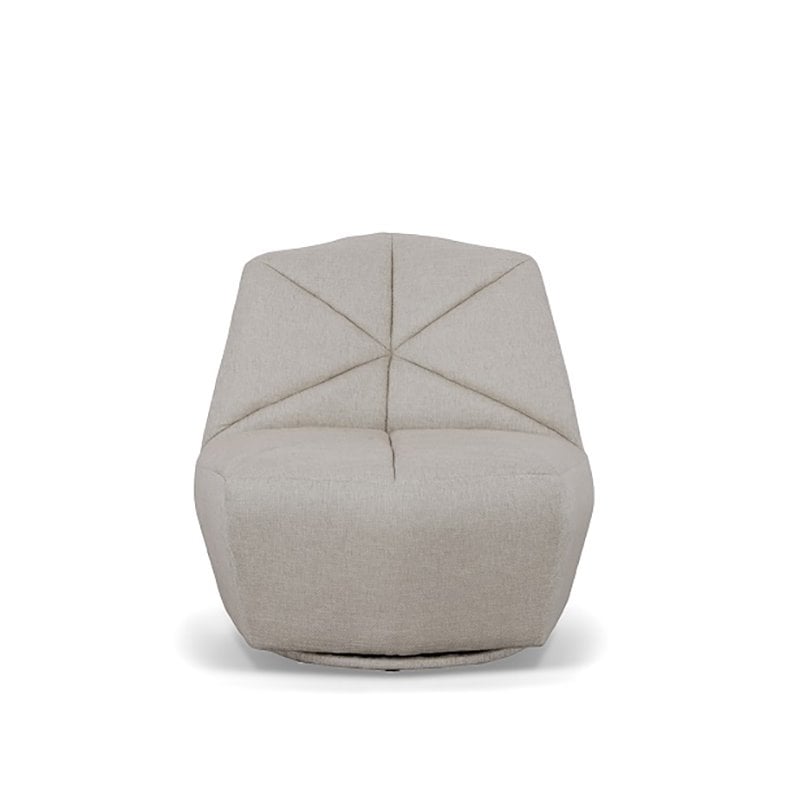 Pemberly Row Woven Fabric Upholstered Contemporary Accent Chair in Gray