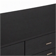 Pemberly Row Velvet & Metal Eastern King Bed in Charcoal Gray Upholstery