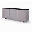 Pemberly Row 3-Door Wood Veneer Buffet in Gray Finish with Adjustable Shelves