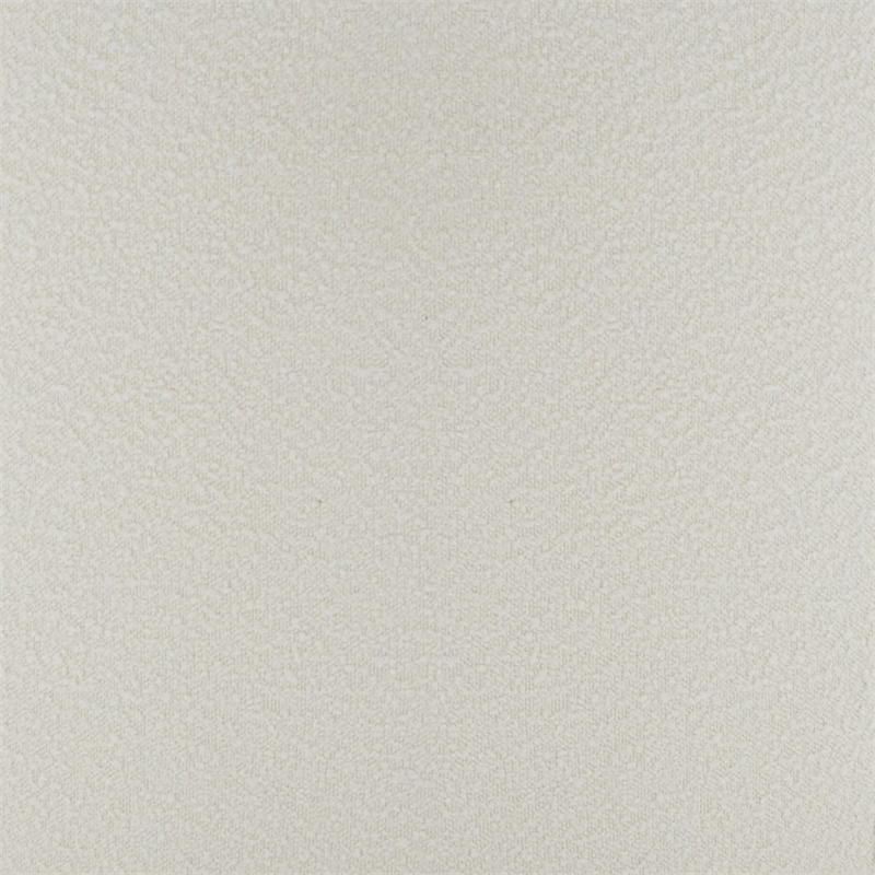 Pemberly Row Glam Polyester Swivel Accent Chair in White with Foam Seat