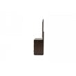 Pemberly Row 6-Drawer Wood Bedroom Dresser in Dark Walnut & Matte Black