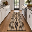 Pemberly Row Polyester Hall Carpet 80 x 200 Non-Slip Multi-Color
