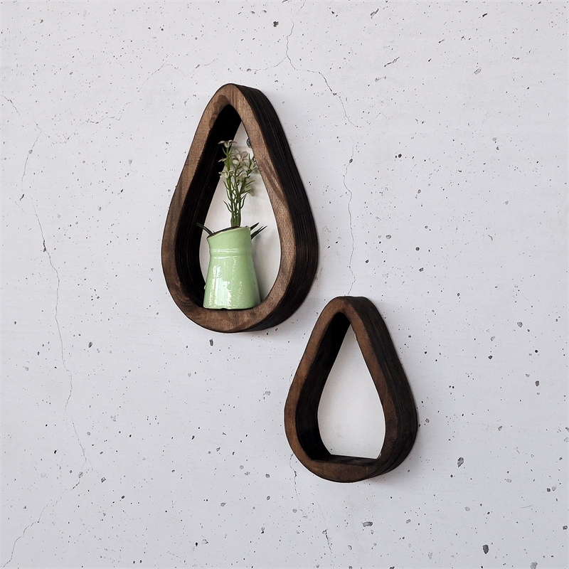 Pemberly Row Decorative Wooden Wall Shelf in High-Quality Plywood