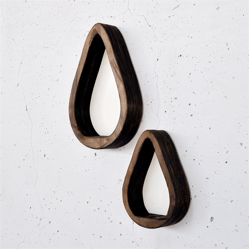 Pemberly Row Decorative Wooden Wall Shelf in High-Quality Plywood