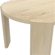 Pemberly Row 47 in Round Dining Table with Curved Legs in Natural Driftwood
