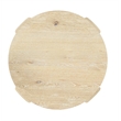 Pemberly Row 47 in Round Dining Table with Curved Legs in Natural Driftwood