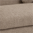 Pemberly Row Faux Fur Dog Sofa Bed with Bone-Shaped Pillow
