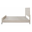 Pemberly Row King Panel Bed in Oak with Antique White Finish